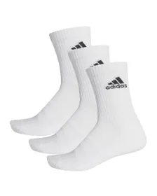 3 paires de chaussettes Unisexe CUSH CRW 3PP Blanc