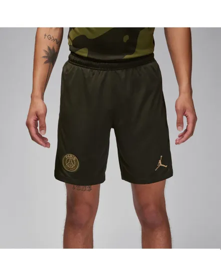 Short de football Homme PSG M NK DF STAD SHORT 4TH Vert