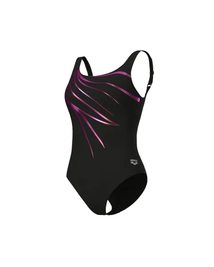 Maillot de bain Femme W ARENA SWIMSUIT LILI SQUARED BACK Noir