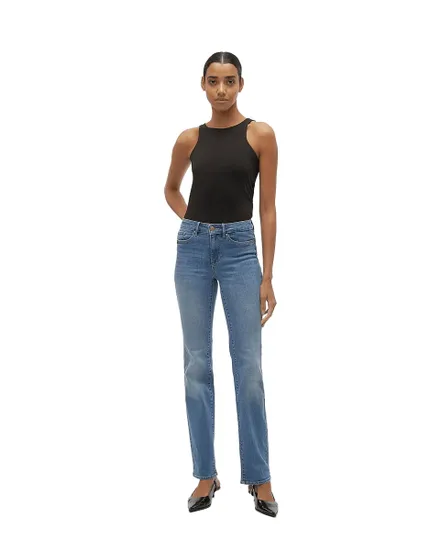 Jean Femme VMFLASH MR Straight Jeans
