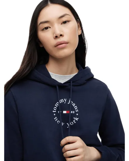 Sweat à Capuche Femme Logo Tommy Jeans