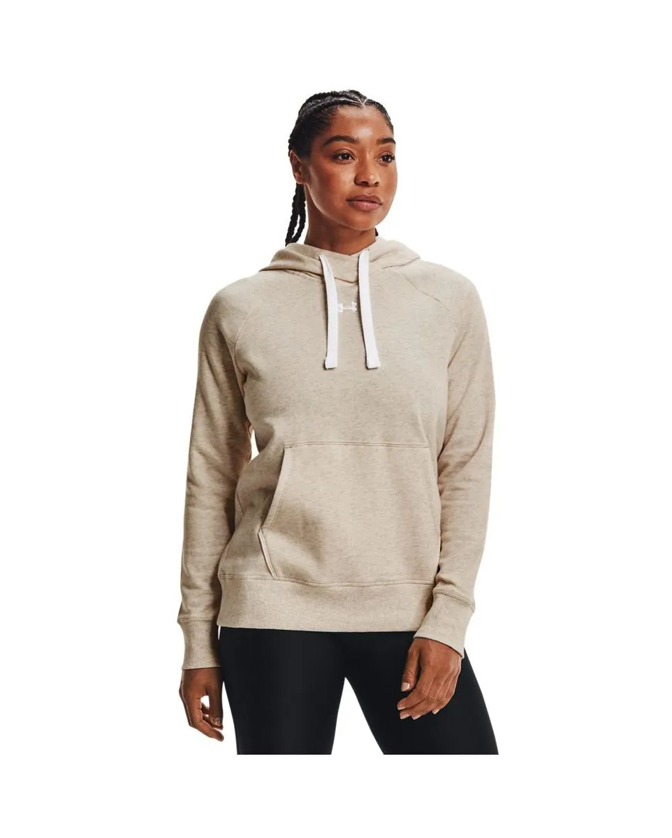Sweatshirt à Capuche Manches Longues Femme Under Armour Rival Fleece HB