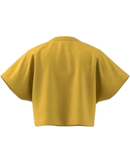 T-shirt manches courtes Femme W LNG LW FT TEE Jaune