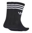 Lot de 3 paires de chaussettes 3S CREW S 3P Noir