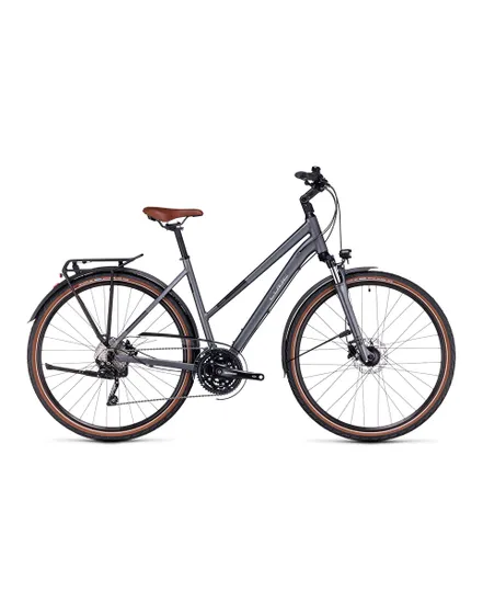 Vélo trekking Femme TOURING EXC Gris/Métal