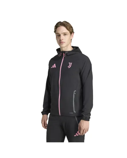 Veste zip à capuche Homme JUVE C VT J Noir