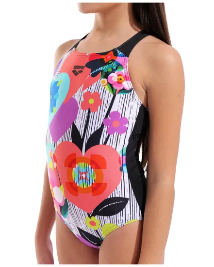 Maillot De Bain Une Pièce Femme Arena Roses V Back