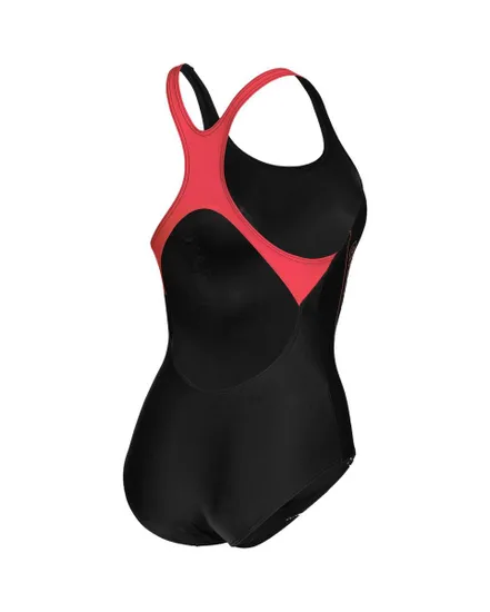 Maillot de natation Femme WOMEN S SWIM PRO BACK GRAPHIC Noir