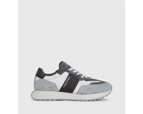 Chaussures Homme LOW TOP LACE UP MIX Gris