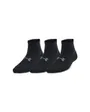 Socquettes Enfant UA ESSENTIAL 3PK QTR YTH Noir