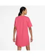 Robe Femme W NSW ESSNTL SS DRESS TSHRT Rose