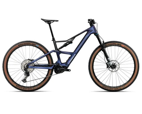 VTT tout suspendu électrique RISE SL M20 630W Tanzanite/Carbone