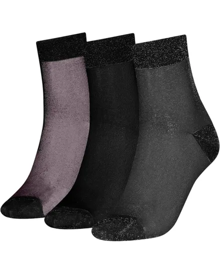 Lot de 3 paires de chaussettes Femme SHORT SOCK 3P GIFTING Noir
