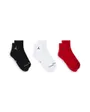 Lot de 3 paires de chaussettes Homme U J ED CUSH POLY ANKLE 3PR 144 Multicolore