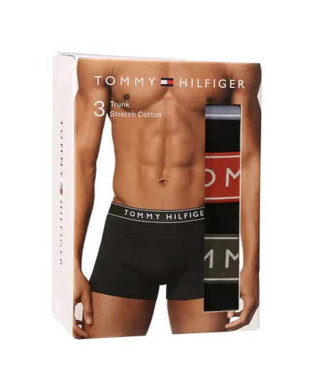 Lot de 3 Caleçons Boxer Homme Tommy Hilfiger Noir