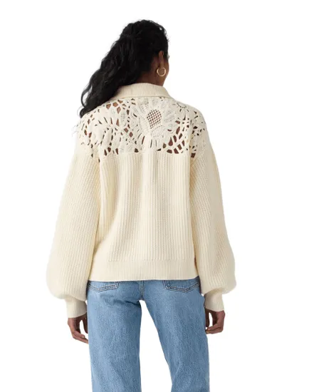 Polo Femme Bianca Crochet