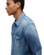 Chemise Denim Homme Western Regular