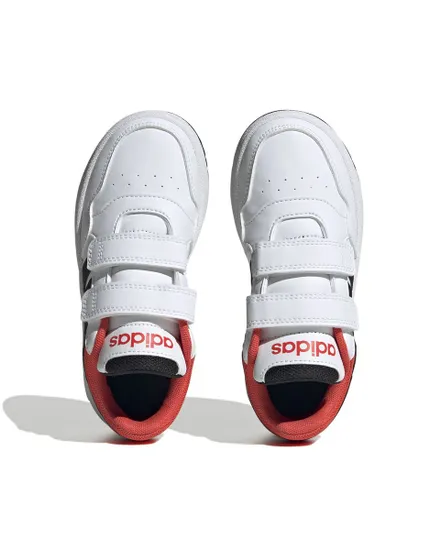 Chaussures basses Enfant HOOPS 3.0 CF C Blanc