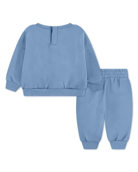 Ensemble de survetement Bébé NKN ESSENTIAL FLEECE CREW SET Bleu
