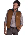 Gilet matelassé sans manches Homme GRANDBORNAND Brun