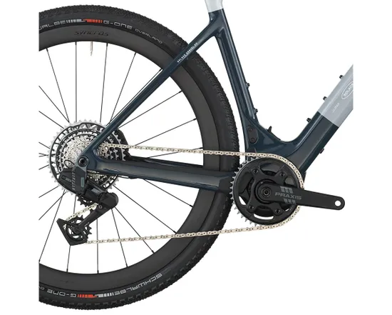 Vélo de gravel électrique SOLACE GRAVEL 20 Bleu Calmar/Gris Beluga