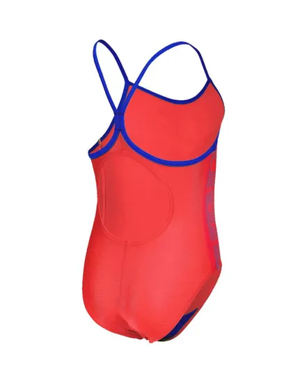 Maillot de natation Enfant ARENA LOGO KIDS GIRL ONE PIECE Rouge