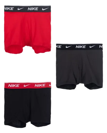 Lot de 3 boxers Enfant ESSENTIAL COTTON 3PK BOXER BRIEF Rouge