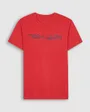 T-shirt manches courtes Homme TICLASS BASIC MC Rouge