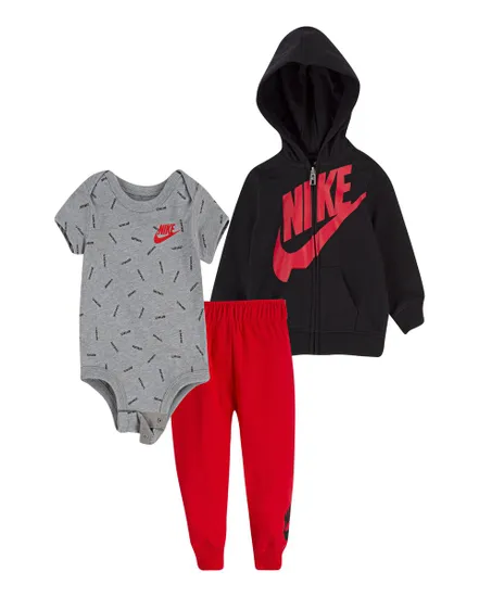 Survêtement et tee-shirt Enfant JDI TOSS 3PC FZ PANT SET Rouge