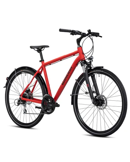 Vélo trekking Homme DOMINGO 24 SPORT GENT Rouge