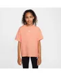 T-Shirt Fille G NSW TEE BOY ESSNTL LBR Abricot