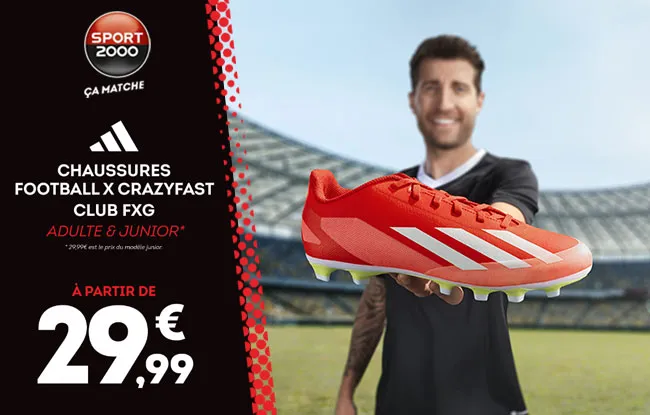 Landing Rentrée des clubs- Crampons Adidas