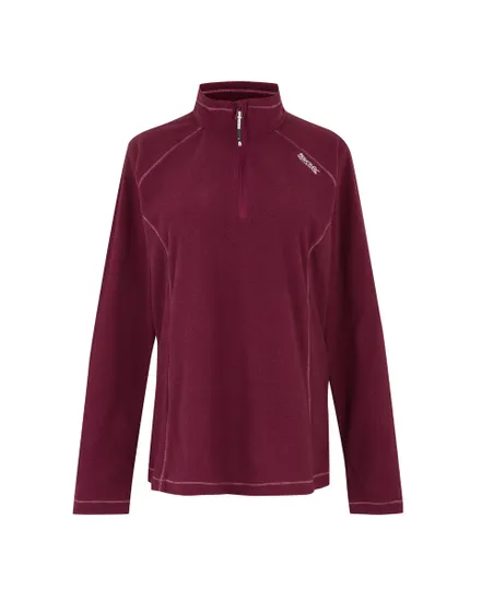 Polaire col zip Femme WOMENS MONTES Bordeaux