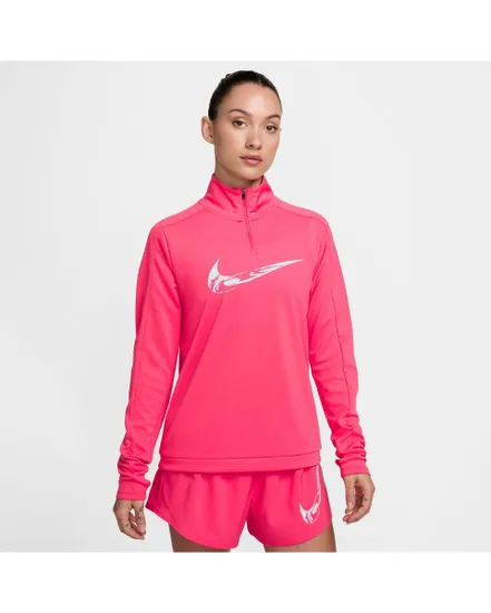 Sweat à capuche Femme W NK SWSH HBR HZ MID Rose