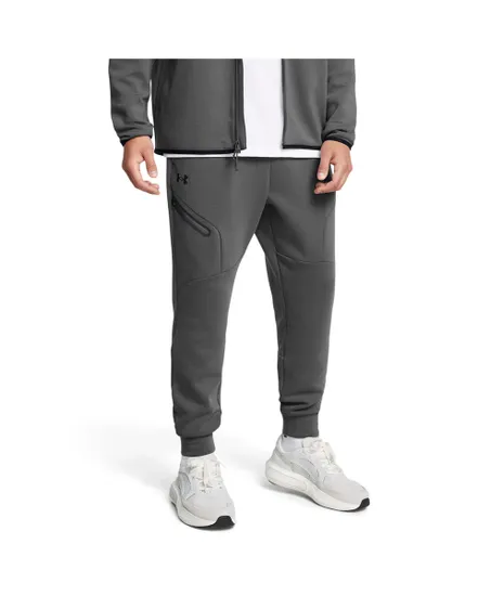Pantalon de survetement Homme UA UNSTOPPABLE FLC JGR EU Gris