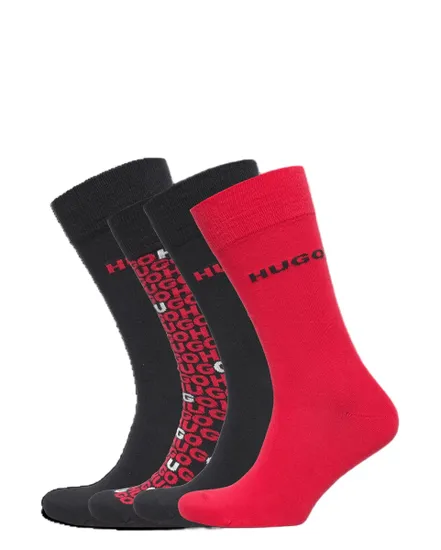 Lot de 4 paires de chaussettes Homme 4P GIFT TORTUGA CC Noir