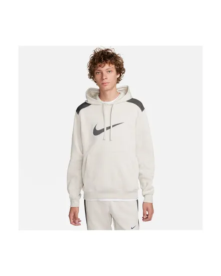Sweat à capuche Nike Sportswear SP Fleece BB Blanc pour Homme