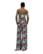 Pantalon Femme Taille Haute Imprimé Floral