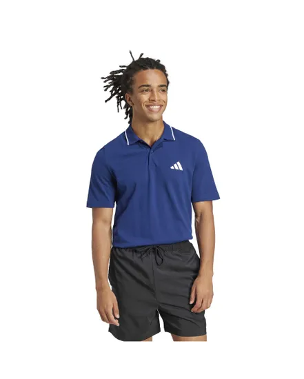 Polo Homme M SL PQ PS Bleu