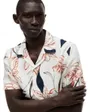 Chemise Homme Linen Resort Prt Ss