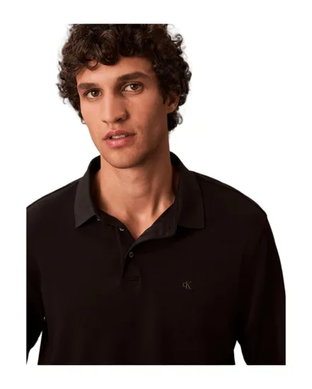 Polo manches longues Homme LS SUPIMA COTTON SOLID POLO Noir