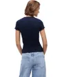 T-Shirt Femme Slim Lettuce Edge Rib