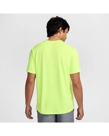 T-shirt Homme M NK DF UV MILER SS Jaune