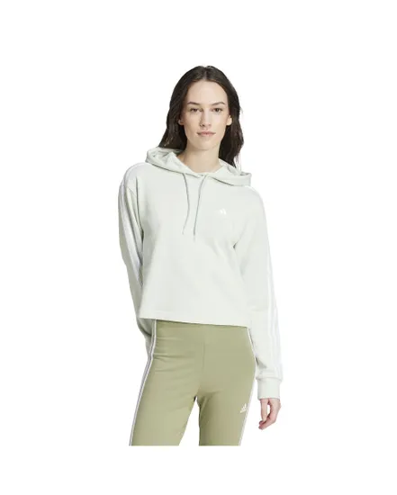 Sweat à capuche Femme W 3S FT CR HD Vert