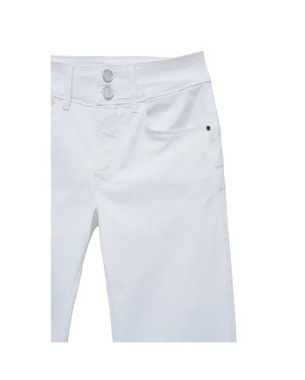 Jean Slim Femme Secret Push In Blanc
