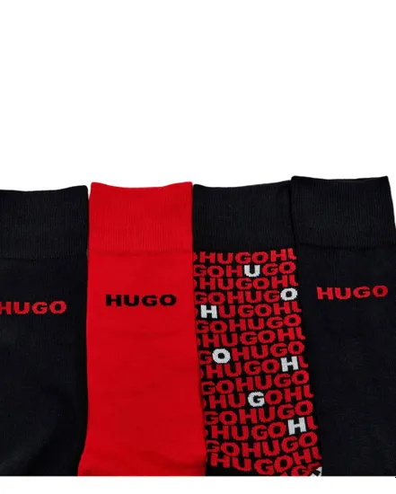 Lot de 4 paires de chaussettes Homme 4P GIFT TORTUGA CC Noir