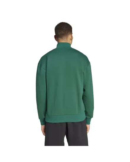 Sweat col zip Homme M A SZN FL 1/4Z Vert