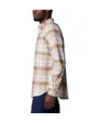 Chemise Homme CORNELL WOODS FLANNEL LONG SLEEVE SHIRT Beige