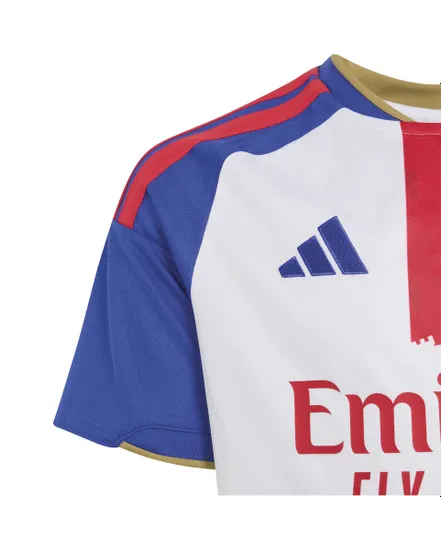 Maillot de football Enfant OL H JSY Y Blanc