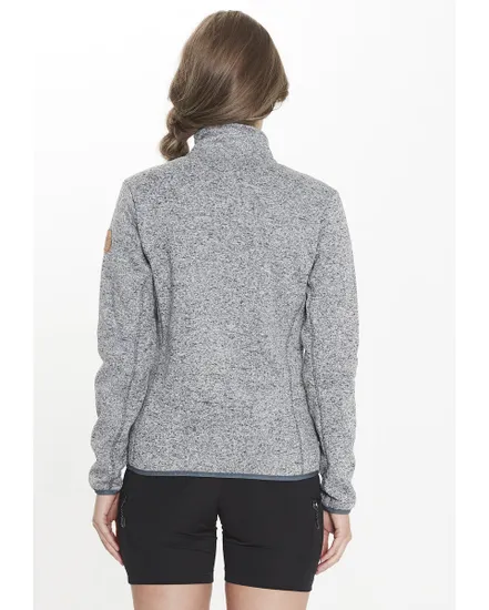 Polaire zip Femme SAMANI W MELANGE FLEECE JACKET Gris